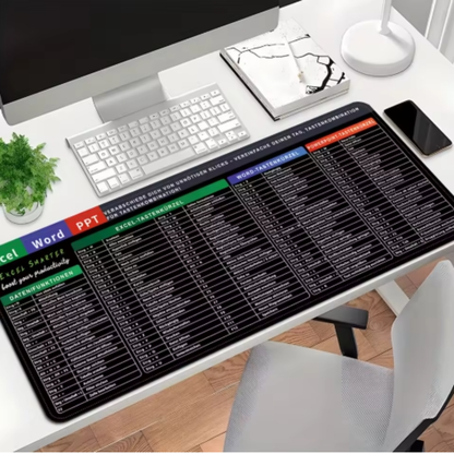 Mauspad mit Excel-Shortcuts